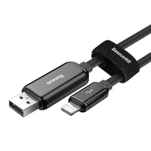 Baseus Flowing LED Glowing Charging Cable with Fast Charge