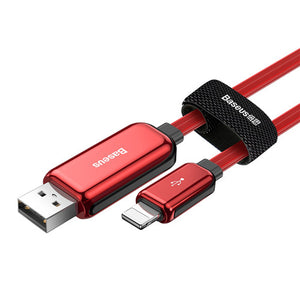 Baseus Flowing LED Glowing Charging Cable with Fast Charge
